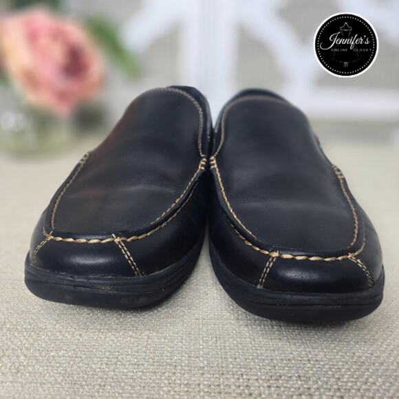 Cole Haan Men's Black Lewiston Venetian Leather Loafers Size 10W - Picture 3 of 14